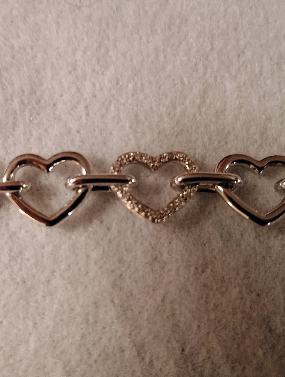 AFFINITY STERLING SILVER PAVE 7" BRACELET WITH DIAMOND ACCENTS